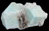 Amazonite Crystal with Smoky Quartz - Colorado #61369-1
